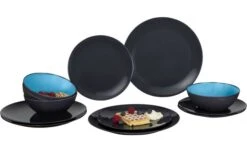 Juego De Vajilla De Melamina Gimex Grey-Line 12 Pzas.