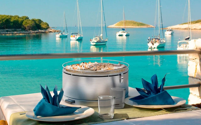 Fire Design Mayon Charcoal Table Grill Amarillo 5 Fire Design Mayon Charcoal Table Grill Amarillo - Imagen 3