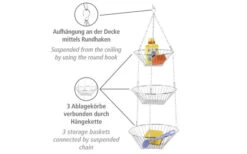 Lámpara De Cocina Wenko Trio / Cestas De Almacenamiento