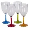 Juego De 4 Copas De Vino De Color 290 Ml -Barbacoa Suministros Tienda 34079 2489701