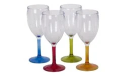 Juego De 4 Copas De Vino De Color 290 Ml