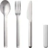 Juego De Cubiertos De Acero Inoxidable Mepal Bloom Incl. Funda De Plástico 3 Pcs Nordic Green -Barbacoa Suministros Tienda 349265 2655185