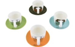 VW Collection T1 Bulli Juego De Tazas De Espresso 4 Piezas 100 Ml -Barbacoa Suministros Tienda 386236 2837834