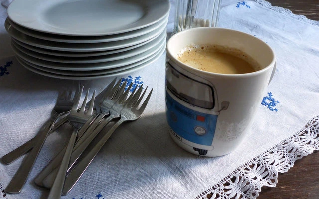 Taza De Café VW Collection T2 Bulli 370 Ml Verde 7 Taza De Café VW Collection T2 Bulli 370 Ml Verde - Imagen 5