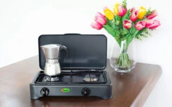 Estufa De Gas CF Parker De 2 Fuegos Sin Fusible De Encendido Antracita 10 Estufa De Gas CF Parker De 2 Fuegos Sin Fusible De Encendido Antracita -Barbacoa Suministros Tienda 397944 2906034