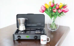 Estufa De Gas CF Parker De 2 Fuegos Sin Fusible De Encendido Antracita 11 Estufa De Gas CF Parker De 2 Fuegos Sin Fusible De Encendido Antracita -Barbacoa Suministros Tienda 397965 2906040