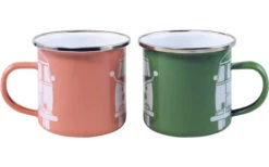 Colección VW T1 Bus Juego De Tazas De Esmalte 2 Piezas 350 Ml Verde / Rosa 11 Colección VW T1 Bus Juego De Tazas De Esmalte 2 Piezas 350 Ml Verde / Rosa -Barbacoa Suministros Tienda 410210 2980349