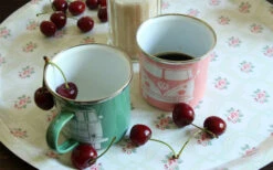 Colección VW T1 Bus Juego De Tazas De Esmalte 2 Piezas 350 Ml Verde / Rosa 12 Colección VW T1 Bus Juego De Tazas De Esmalte 2 Piezas 350 Ml Verde / Rosa -Barbacoa Suministros Tienda 410420 2980355