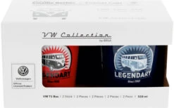 Taza Esmaltada VW Collection T1 Bus Juego De 310 Ml 2 Piezas -Barbacoa Suministros Tienda 415476 2992389