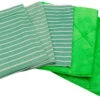 Juego De 5 Paños De Microfibra De Bambú Awiwa Verde -Barbacoa Suministros Tienda 433344 3107205