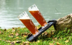 Silwy Cerveza Imán Vasos De Plástico Incl. Posavasos De Gel Metálico 2 Pcs -Barbacoa Suministros Tienda 435204 3101183