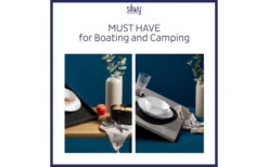 Juego De Cubiertos Plegables Silwy Tricky 3pcs. -Barbacoa Suministros Tienda 435252 3100794