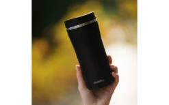 Taza Térmica De Acero Inoxidable Aladdin Mocca De 0,35 Litros De Color Negro Lava -Barbacoa Suministros Tienda 460107 3154097