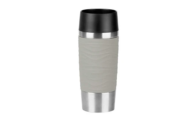 Taza Aislante Emsa Waves 0,36 Litros Gris 4 Taza Aislante Emsa Waves 0,36 Litros Gris - Imagen 2