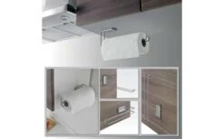 Portarrollos De Papel Metaltex Plata