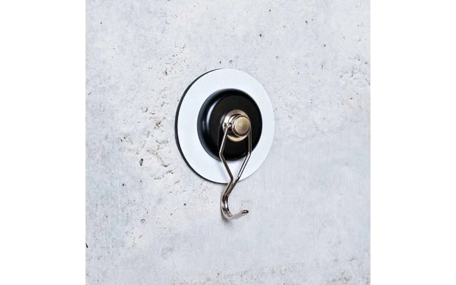 Silwy The One Magnet Hook Incl. Metal Nano Gel Pad Blanco / Negro 3 Silwy The One Magnet Hook Incl. Metal Nano Gel Pad Blanco / Negro
