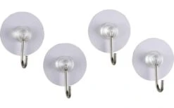 Gancho De Pared Static-Loc Wenko Transparente Juego De 4 13 Gancho De Pared Static-Loc Wenko Transparente Juego De 4 -Barbacoa Suministros Tienda 515927 3539176