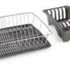 Cesta De Fregadero AquaTex De Metaltex Con Cubeta Y Recogedor De Cubiertos -Barbacoa Suministros Tienda 534400 3567589