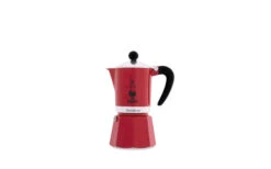Bialetti Espresso Maker Arco Iris Rojo 3 Tazas 150 Ml -Barbacoa Suministros Tienda 549371 3531932