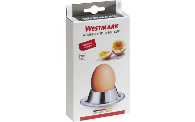 Westmark 4 Hueveras Redondas De Plata 4 Westmark 4 Hueveras Redondas De Plata - Imagen 2