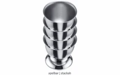 Westmark 4 Hueveras Con Pie De Acero Inoxidable -Barbacoa Suministros Tienda 613651 4441607