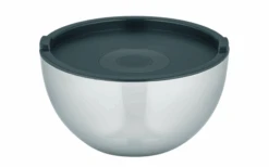 Elo Basic Cuenco De Doble Pared Plata Negro 17 Cm