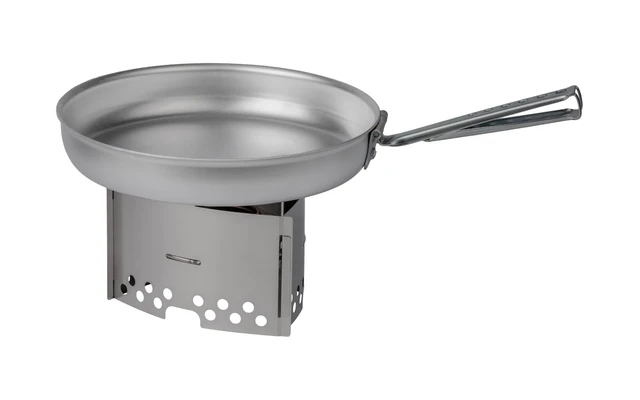 Sartén De Aluminio Trangia Con Mango Plegable 20 Cm 6 Sartén De Aluminio Trangia Con Mango Plegable 20 Cm - Imagen 4