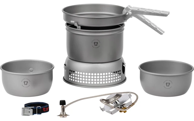 Trangia Trangiakök 27-3 UL Juego De Cocina Para Camping De 3 Piezas Con Quemador De Gas 1 3 Trangia Trangiakök 27-3 UL Juego De Cocina Para Camping De 3 Piezas Con Quemador De Gas 1
