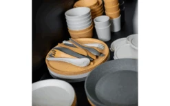 Juego De Cubiertos Koziol Rio 3 Piezas Nature Desert Sand -Barbacoa Suministros Tienda 733991 4917743