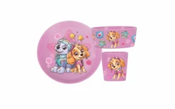 Koziol Connect Vajilla Paw Patrol 3 Piezas Rosa -Barbacoa Suministros Tienda 751991 5019119