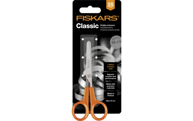 Tijeras Fiskars Classic Hobby 13 Cm 3 Tijeras Fiskars Classic Hobby 13 Cm