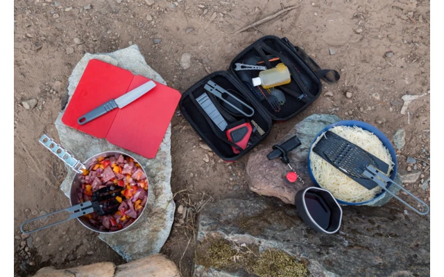 Utensilios De Cocina Alpine Camping 3 Piezas Con Espátula / Cuchara / Rallador / Tamiz 3 Utensilios De Cocina Alpine Camping 3 Piezas Con Espátula / Cuchara / Rallador / Tamiz